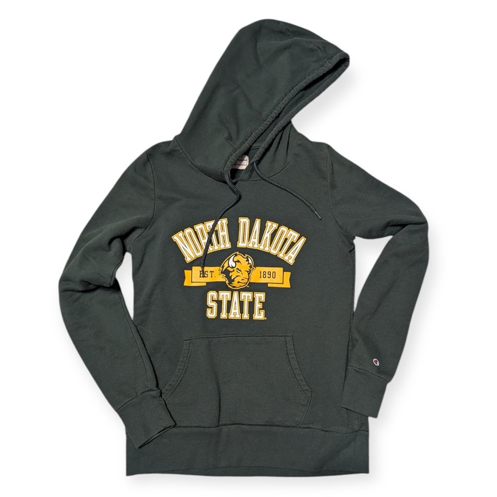 CHAMPION North Dakota State University NDSU Bison Hoodie Sweatshirt, Medium - Picture 2 of 8